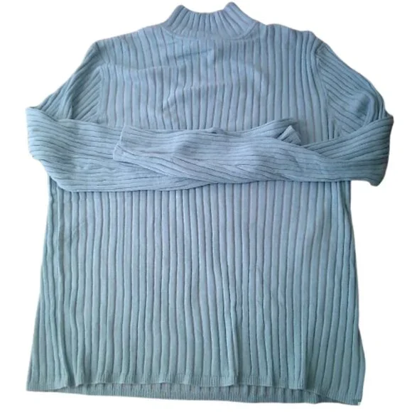 Silk High Neck Turtleneck Sweater Size XL New w/tags - Picture 3 of 8